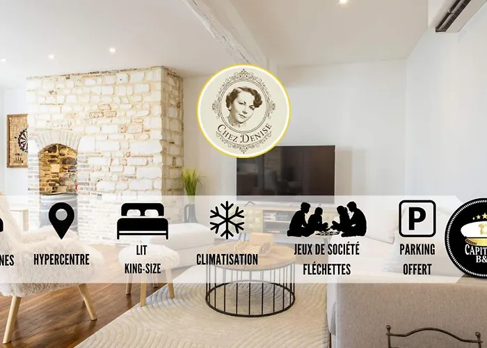 Chez Denise - Hypercentre - 4 Pers - Parking Offert Apartment *